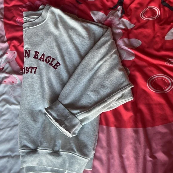 American Eagle Gray Crewneck - Picture 2 of 3